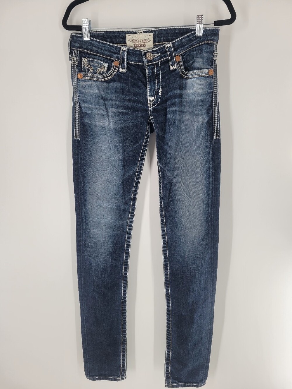 Big Star Women’s Skinny Jeans Dark Blue Size 27 Tall